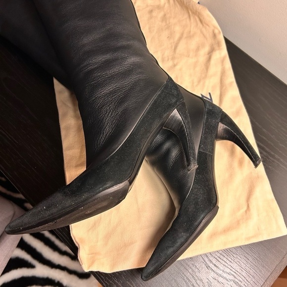 LOUIS VUITTON Knee High Boots Size 35.5 - Picture 4 of 8